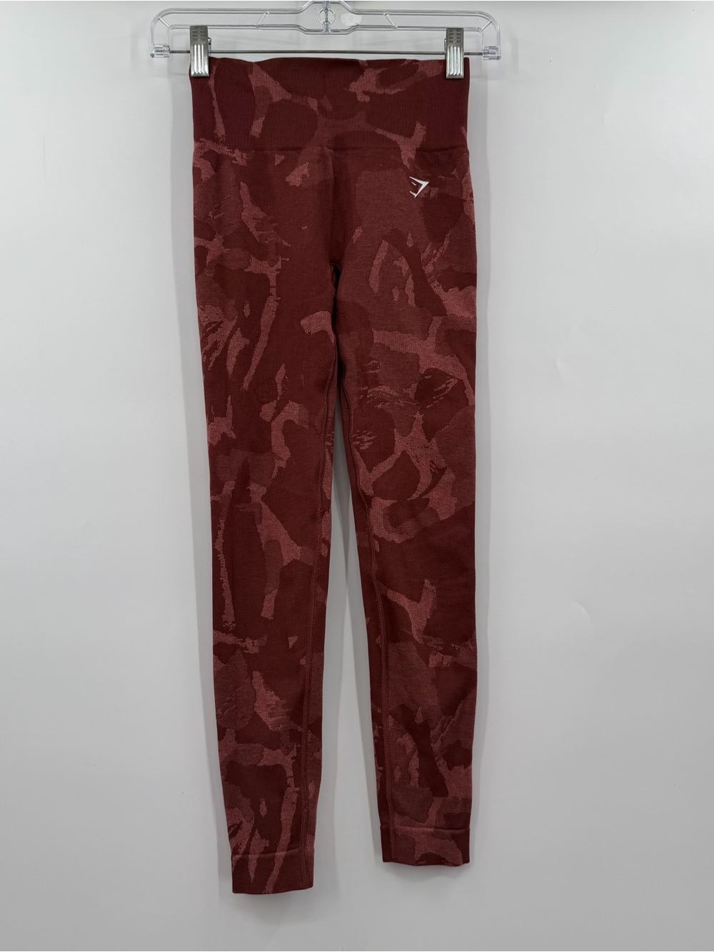 Gymshark adapt seamless red camo leggings xs